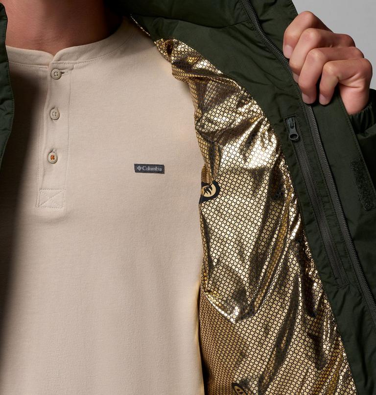 Chaqueta acolchada con capucha Landroamer para hombre, Color: Greenscape, image 7
