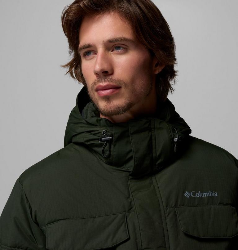 Chaqueta acolchada con capucha Landroamer para hombre, Color: Greenscape, image 8