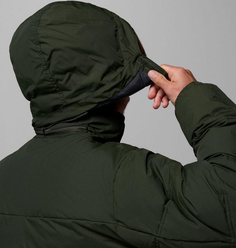Chaqueta acolchada con capucha Landroamer para hombre, Color: Greenscape, image 10