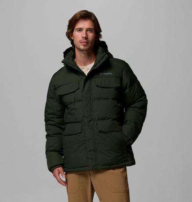 Chaqueta acolchada con capucha Landroamer para hombre, Color: Greenscape, image 7