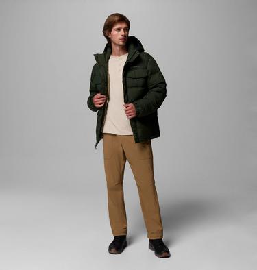 Chaqueta acolchada con capucha Landroamer para hombre, Color: Greenscape, image 8