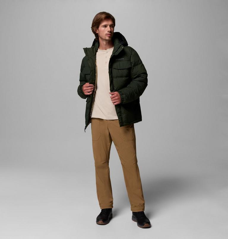 Chaqueta acolchada con capucha Landroamer para hombre, Color: Greenscape, image 2