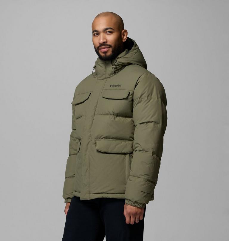Men's Landroamer Puffer Jacket, Color: Stone Green, image 4