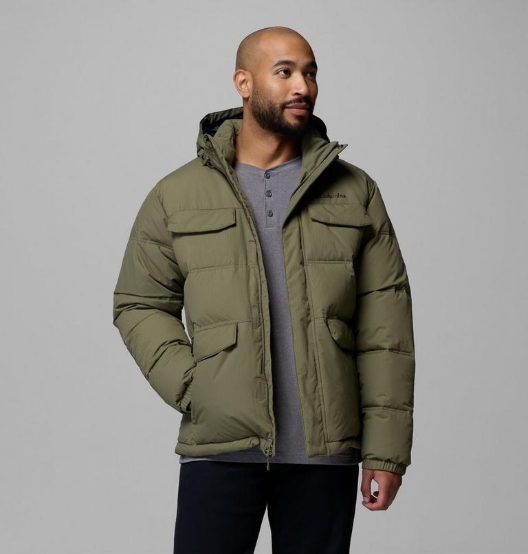 Men's Landroamer Puffer Jacket, Color: Stone Green, image 5