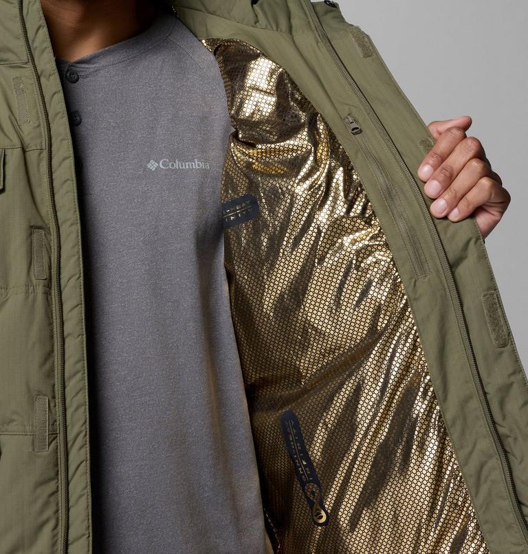 Men's Landroamer Puffer Jacket, Color: Stone Green, image 7