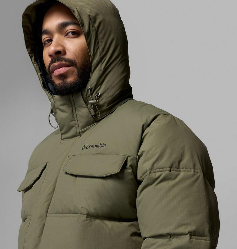 Men's Landroamer Puffer Jacket, Color: Stone Green, image 8