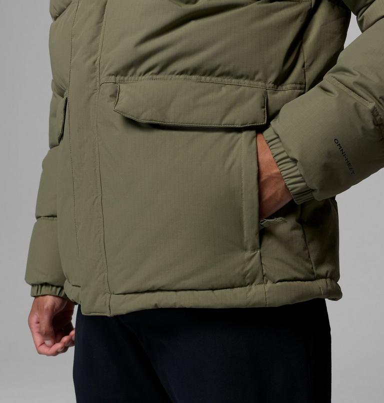 Men's Landroamer Puffer Jacket, Color: Stone Green, image 11