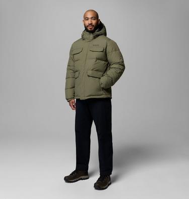 Men's Landroamer Puffer Jacket, Color: Stone Green, image 6