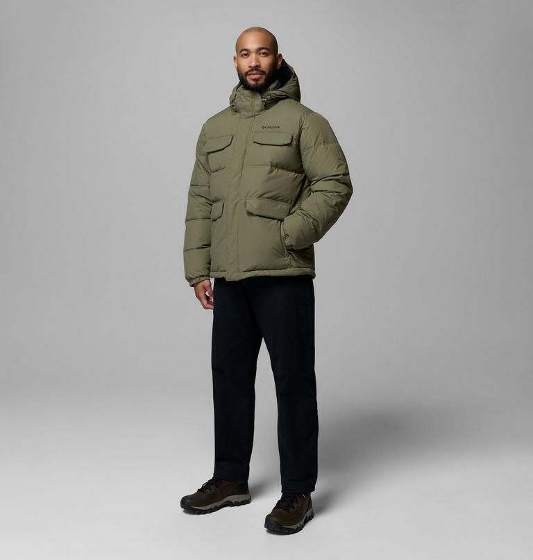 Men's Landroamer Puffer Jacket, Color: Stone Green, image 2