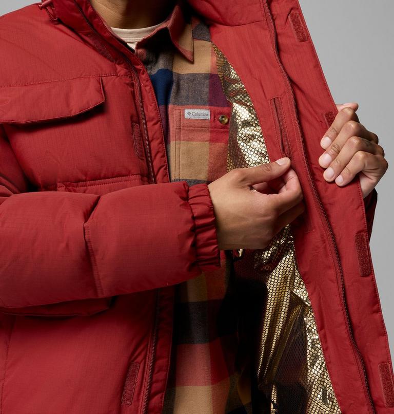 Men's Landroamer Puffer Jacket, Color: Red Oxide, image 7