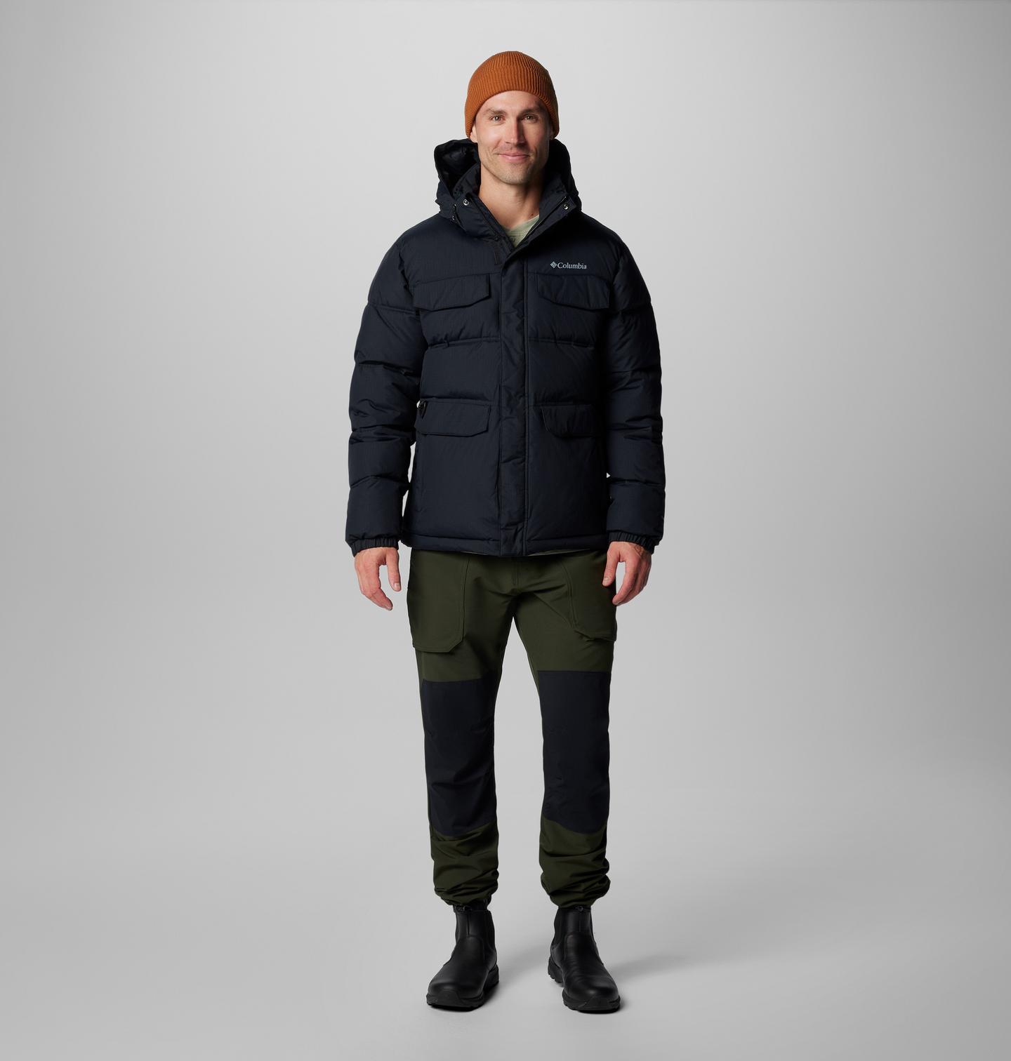 Мужская куртка Columbia Landroamer Puffer Jacket - Tall, цвет: Чёрный — фото 3