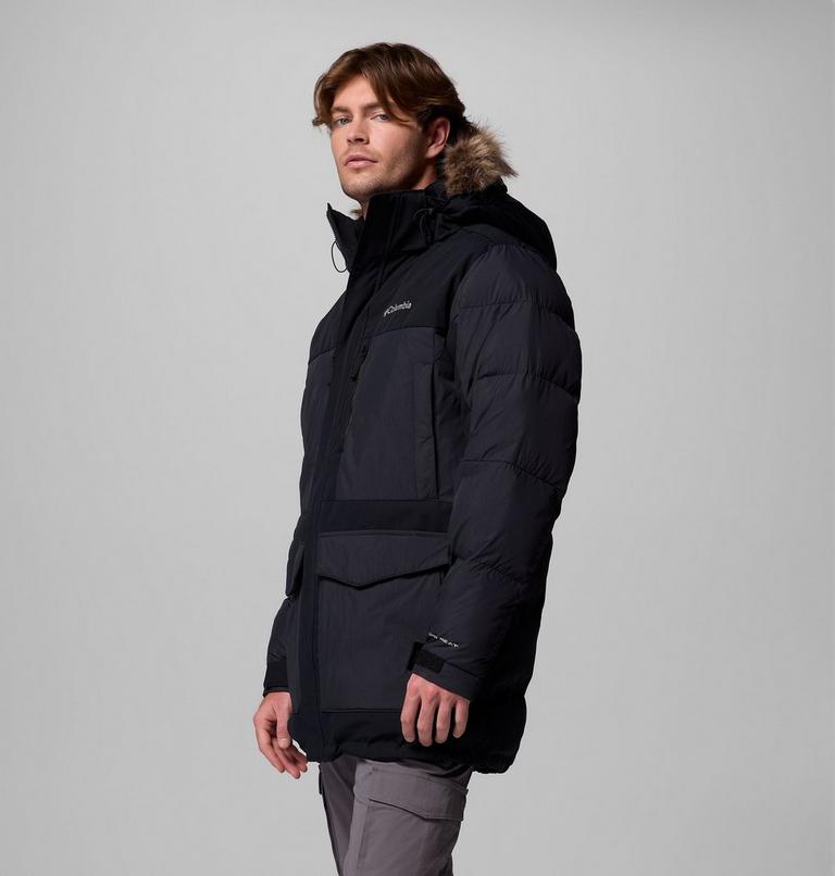 Men's Marquam Peak Fusion II Hooded Parka, Color: Black, image 4