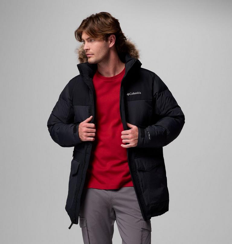 Men's Marquam Peak Fusion II Hooded Parka, Color: Black, image 5