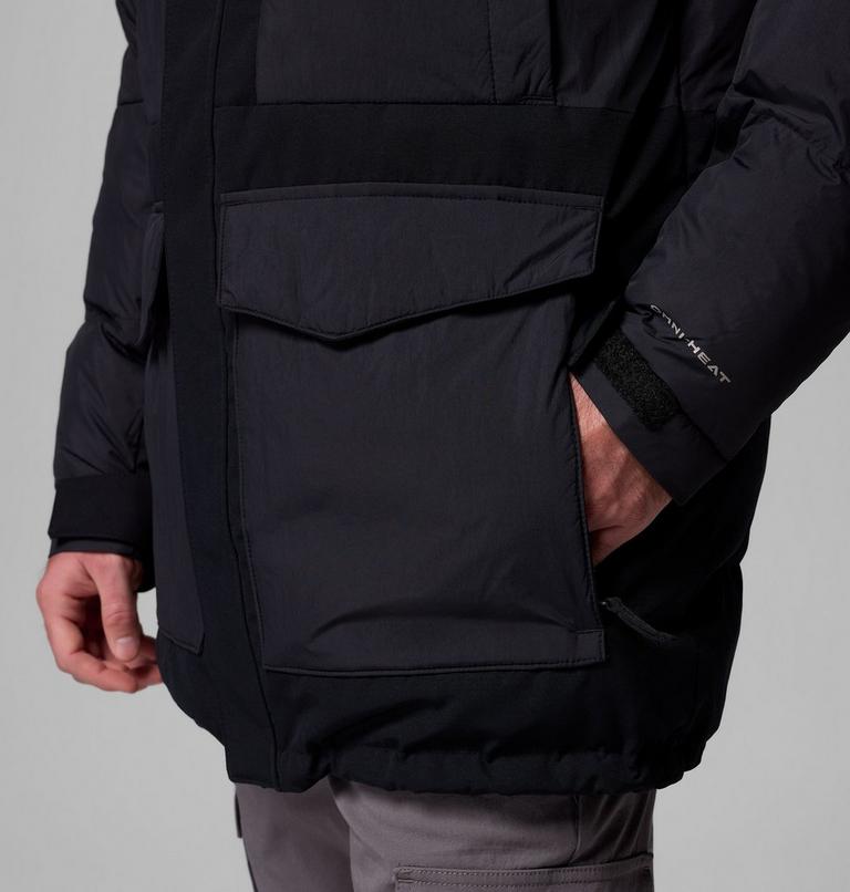 Men's Marquam Peak Fusion II Hooded Parka, Color: Black, image 8