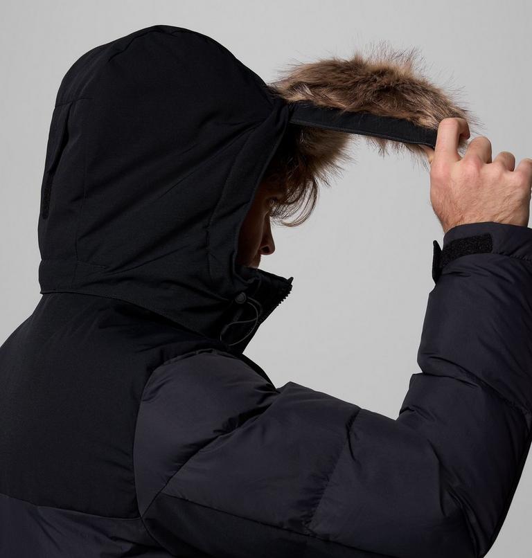 Men's Marquam Peak Fusion II Hooded Parka, Color: Black, image 10
