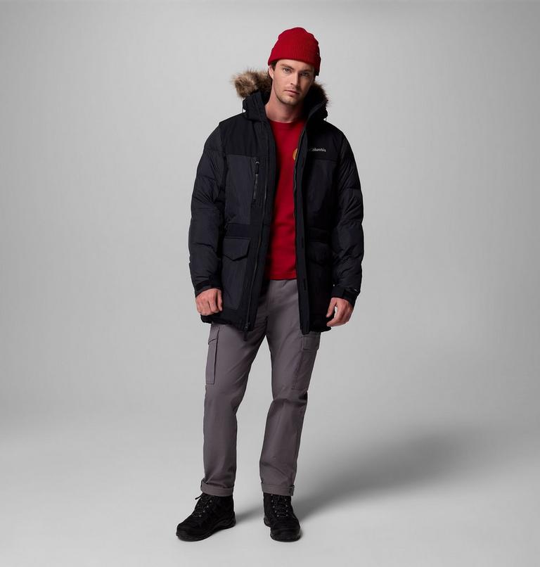 Men's Marquam Peak Fusion II Hooded Parka, Color: Black, image 2