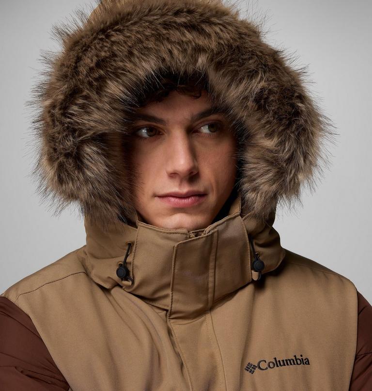 Men's Marquam Peak Fusion II Hooded Parka, Color: Delta, Tobacco, image 7