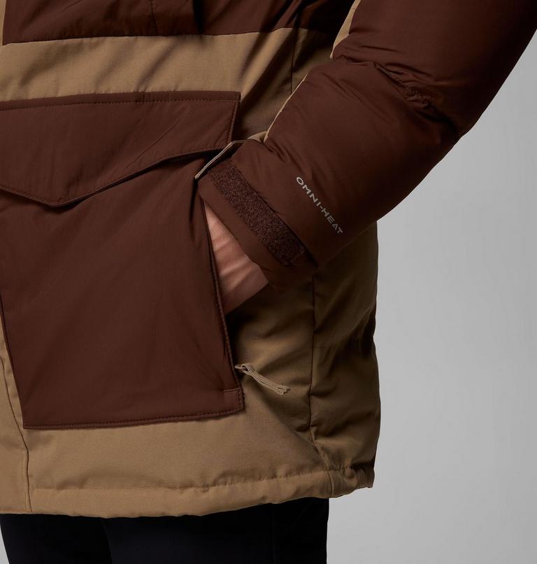 Men's Marquam Peak Fusion II Hooded Parka, Color: Delta, Tobacco, image 8