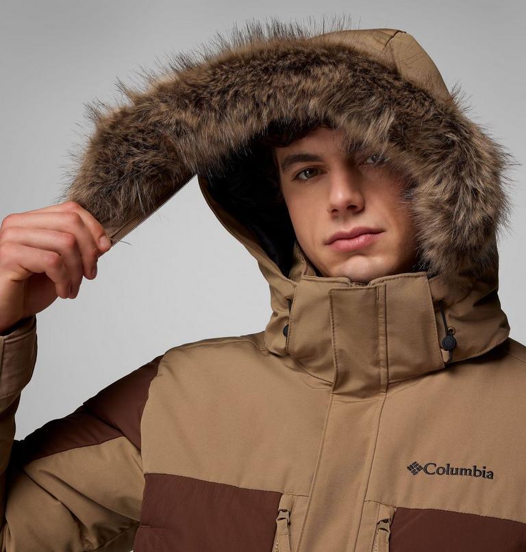 Men's Marquam Peak Fusion II Hooded Parka, Color: Delta, Tobacco, image 10