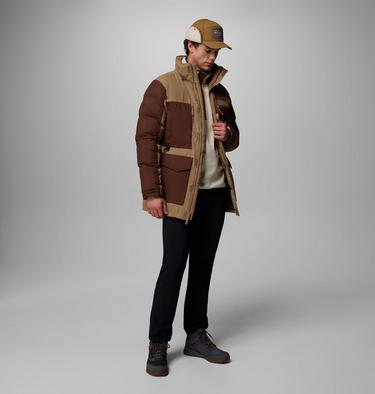Men's Marquam Peak Fusion II Hooded Parka, Color: Delta, Tobacco, image 6