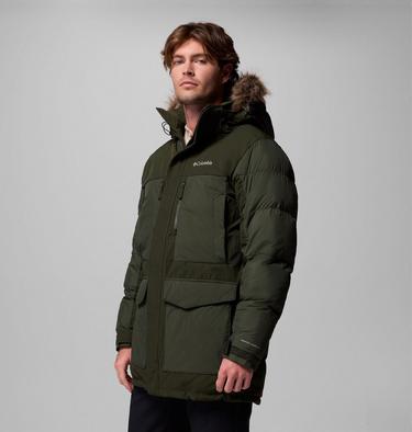 Men's Marquam Peak Fusion II Hooded Parka, Color: Greenscape, image 16