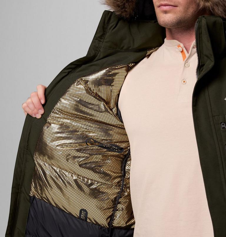 Men's Marquam Peak Fusion II Hooded Parka, Color: Greenscape, image 6