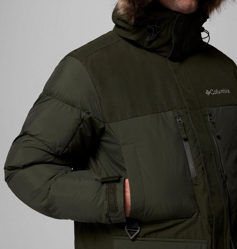 Men's Marquam Peak Fusion II Hooded Parka, Color: Greenscape, image 8