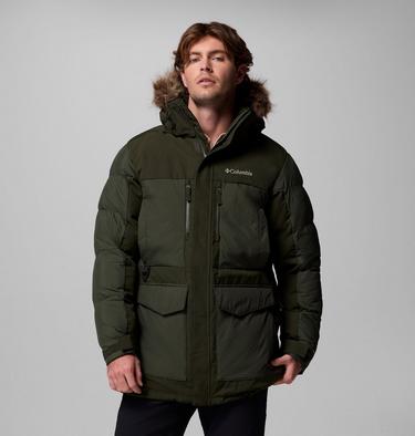 Men's Marquam Peak Fusion II Hooded Parka, Color: Greenscape, image 13