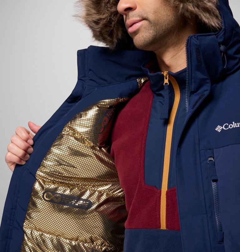 Men's Marquam Peak Fusion II Hooded Parka, Color: Collegiate Navy, image 6