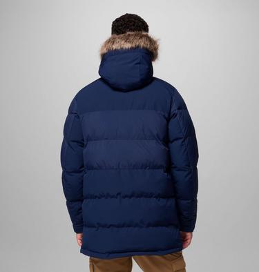 Men's Marquam Peak Fusion II Hooded Parka, Color: Collegiate Navy, image 3