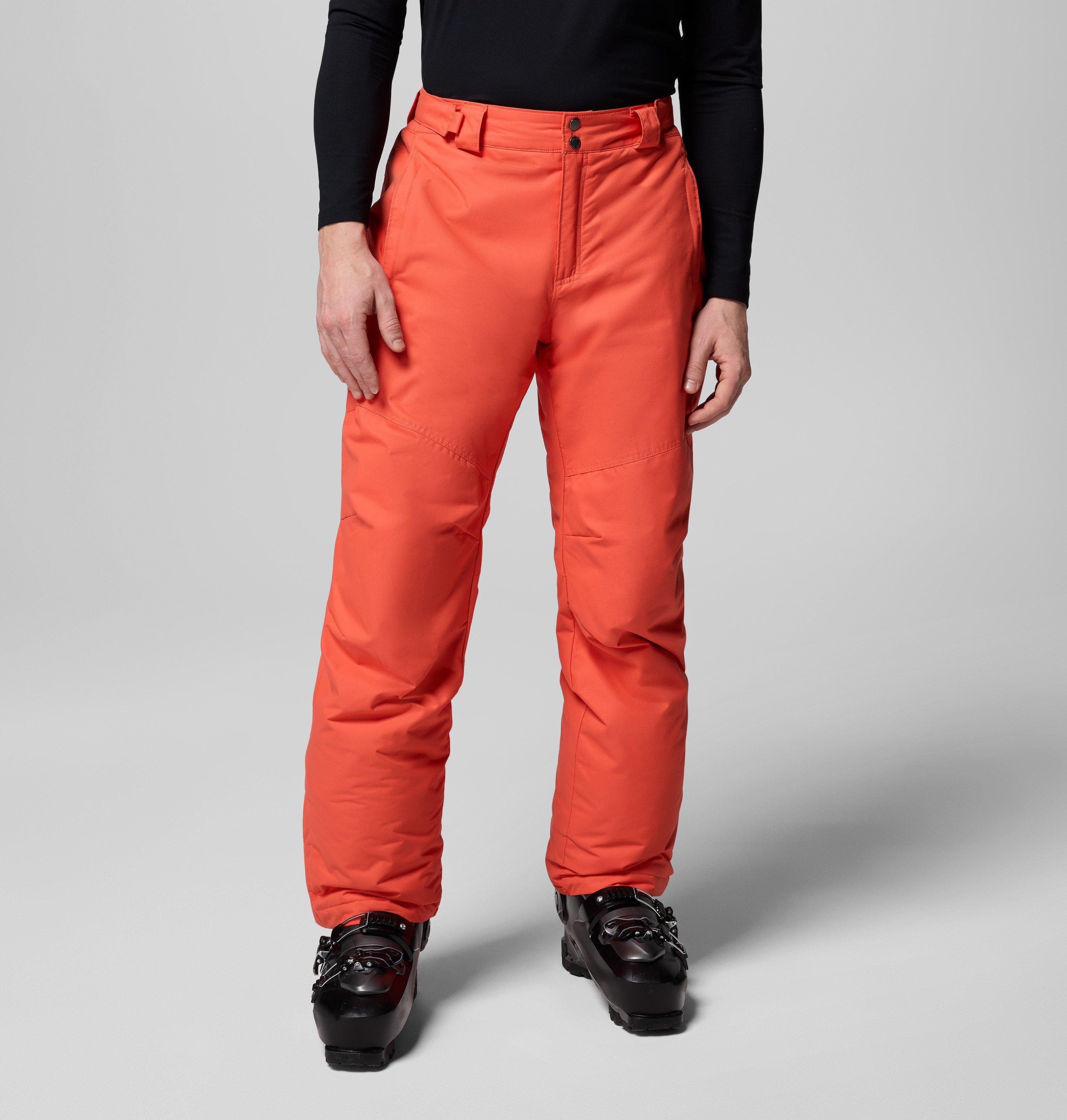 Columbia Sportswear Men's Orange Columbia - Bugaboo™ V Waterproof Ski Pant - Zing Large