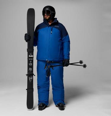Men's Shafer Canyon II Waterproof Ski Trousers - Extended Size, Color: Mountain Blue, image 2