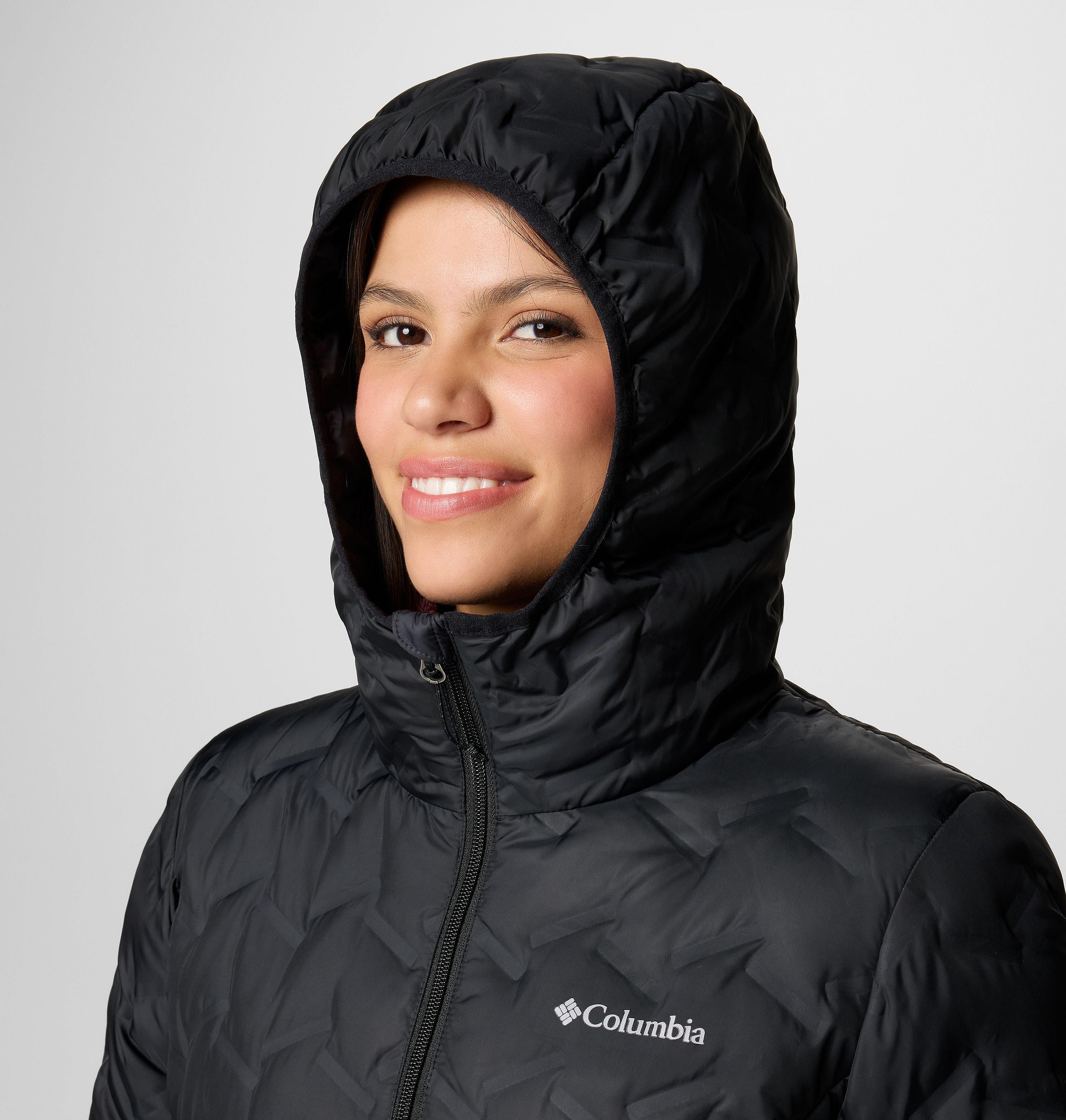 Women's Delta Ridge II Long Hooded Down Jacket | 010 | XXL 5