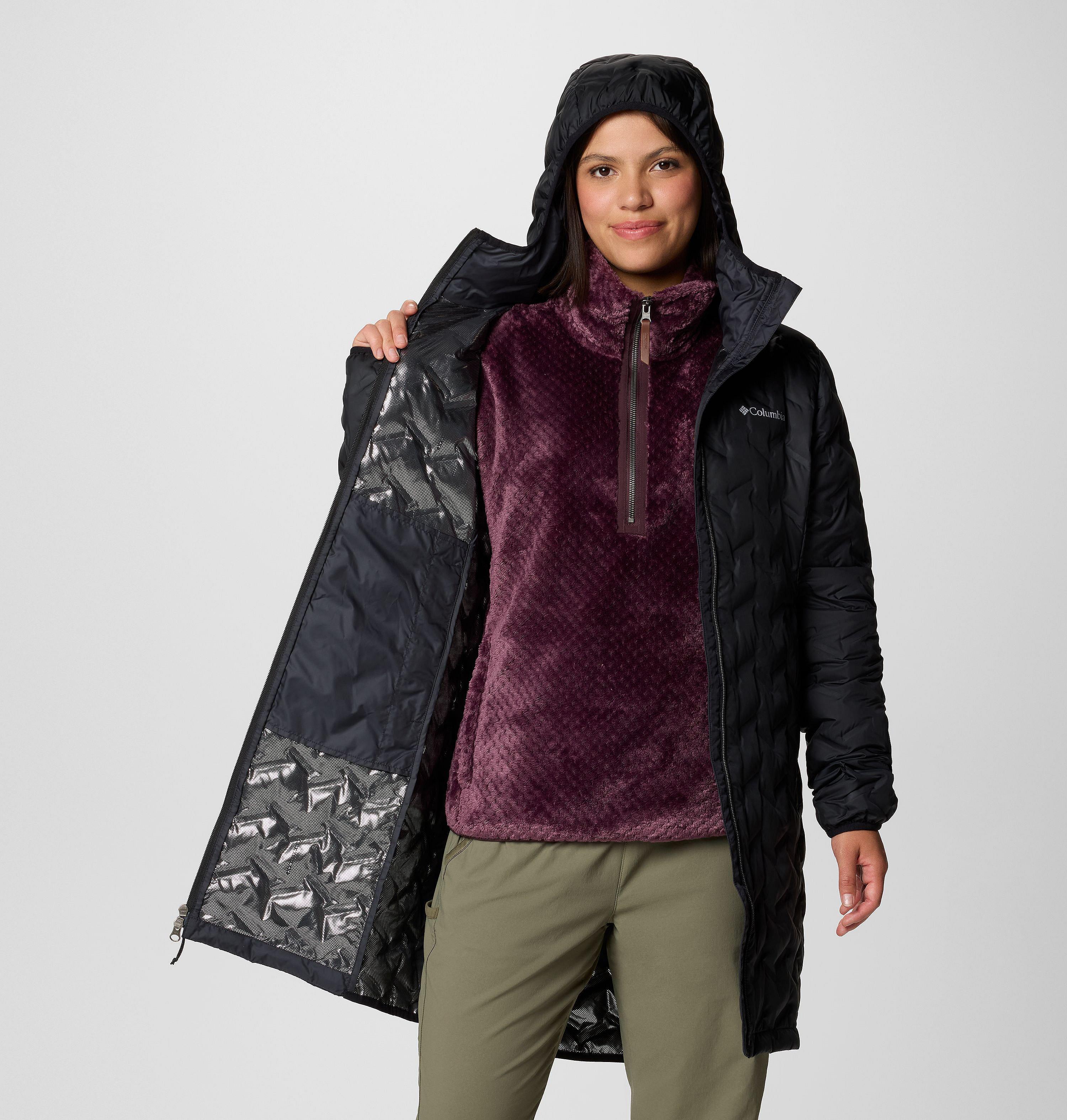 Women's Delta Ridge II Long Hooded Down Jacket | 010 | XXL 6