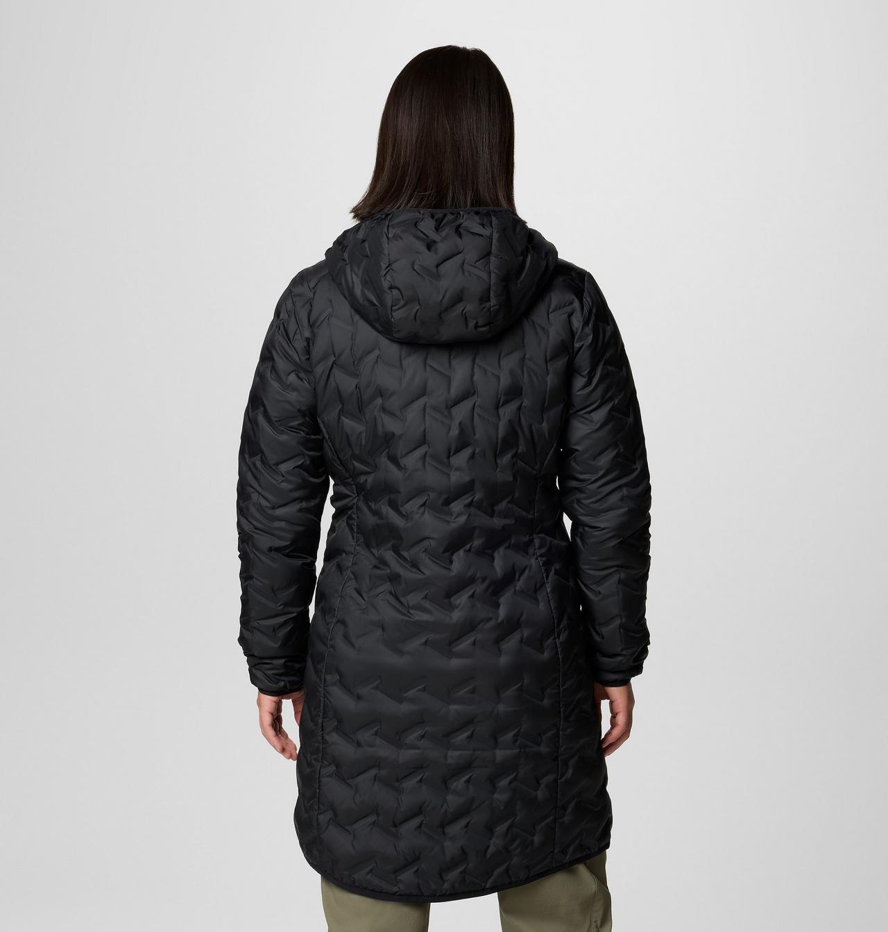 Women's Delta Ridge II Long Hooded Down Jacket | Columbia