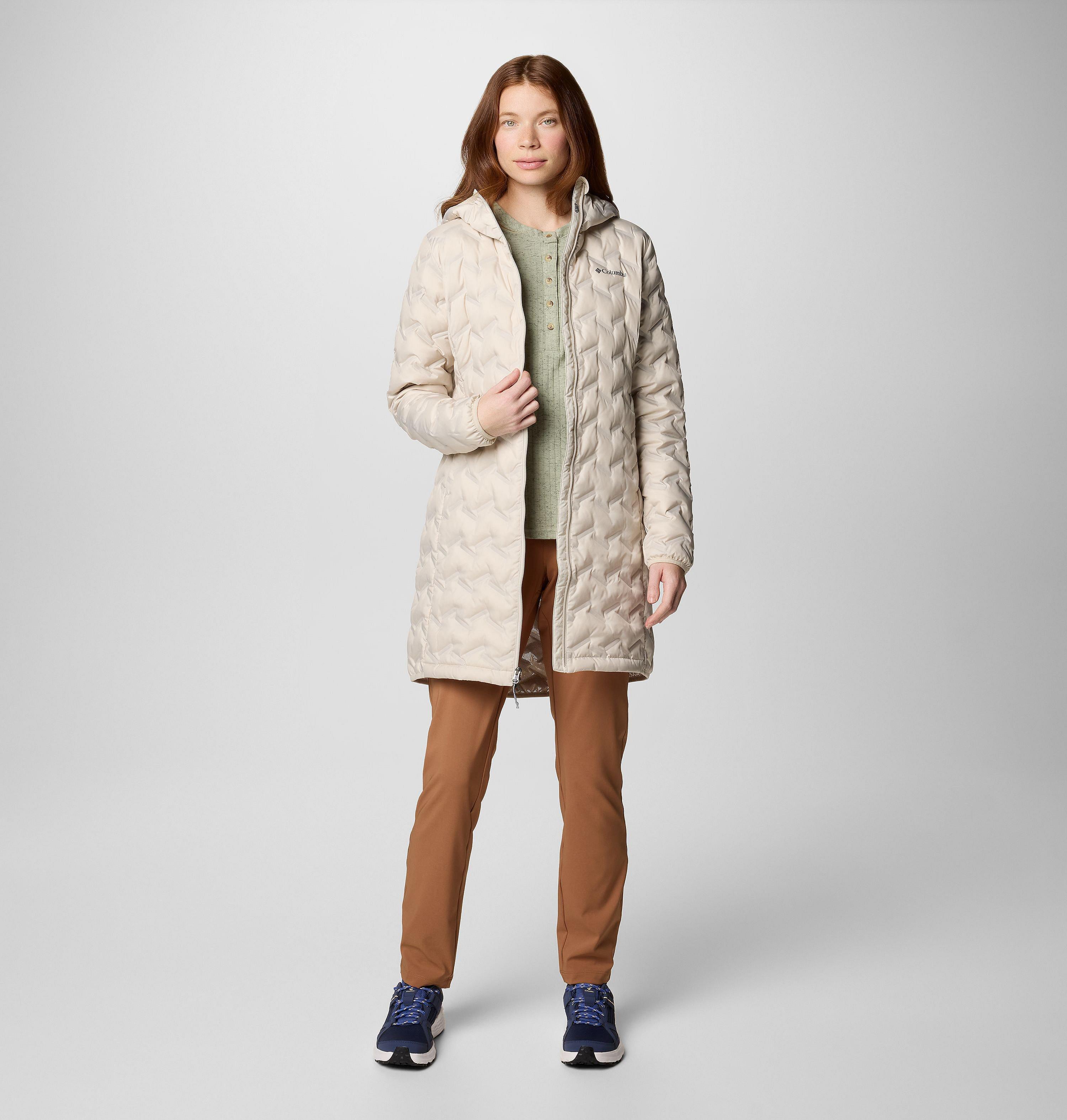 Women's Delta Ridge II Long Hooded Down Jacket 3
