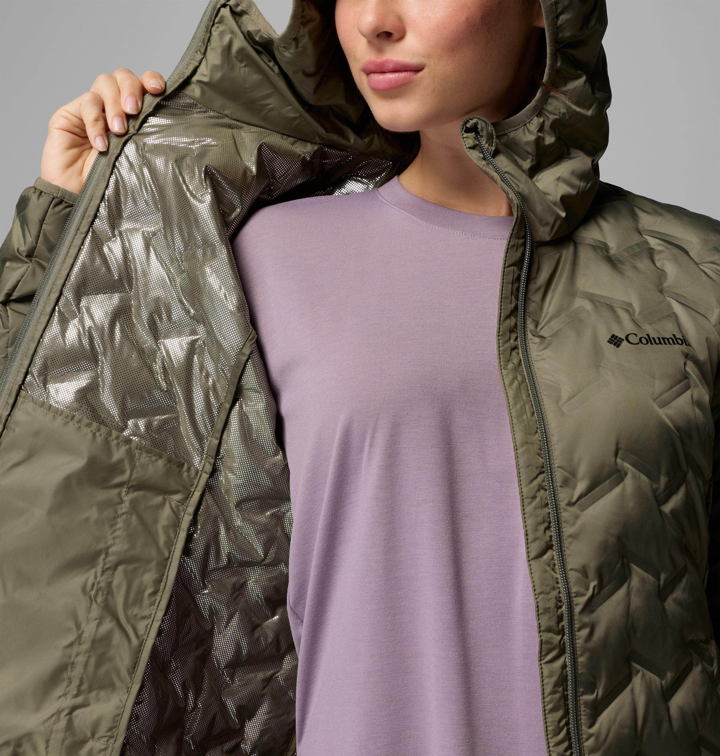 Women's Delta Ridge II Long Hooded Down Jacket | 397 | XXL 6