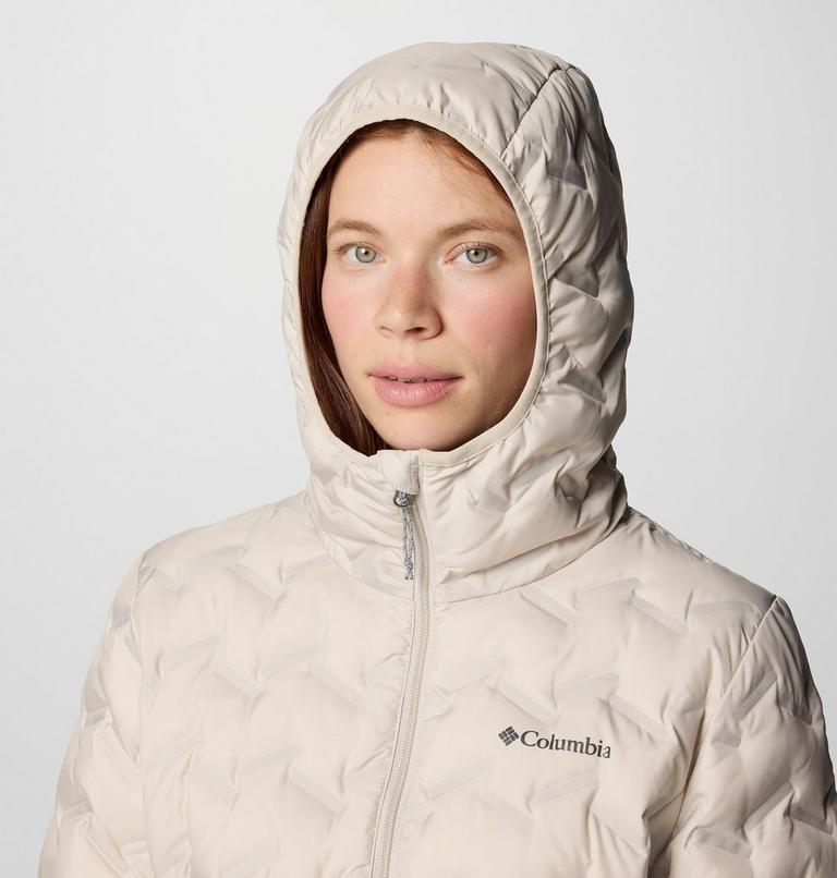 Women's Delta Ridge II Hooded Long Down Puffer, Color: Dark Stone, image 5