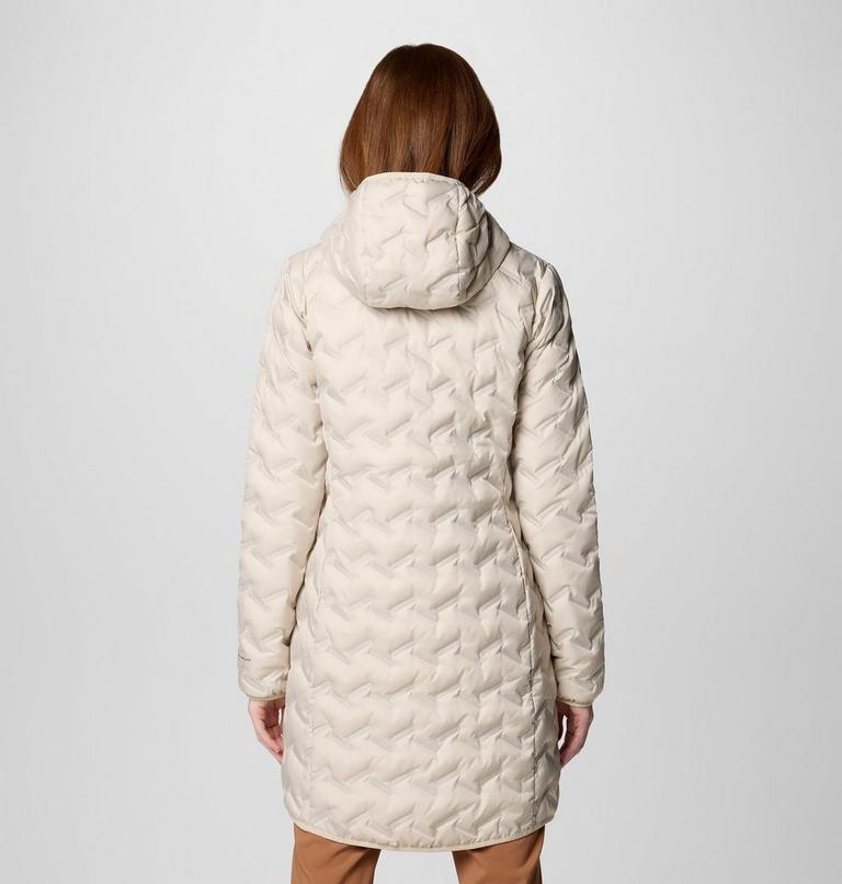 Women's Delta Ridge II Hooded Long Down Puffer, Color: Dark Stone, image 2