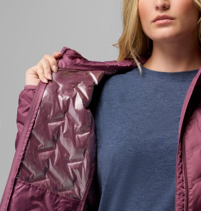 Women's Delta Ridge II Hooded Long Down Puffer, Color: Antique Mauve, image 6