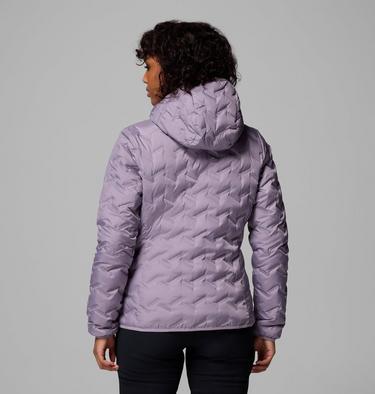Women's Delta Ridge II Down Hooded Jacket, Color: Shale Purple, image 7