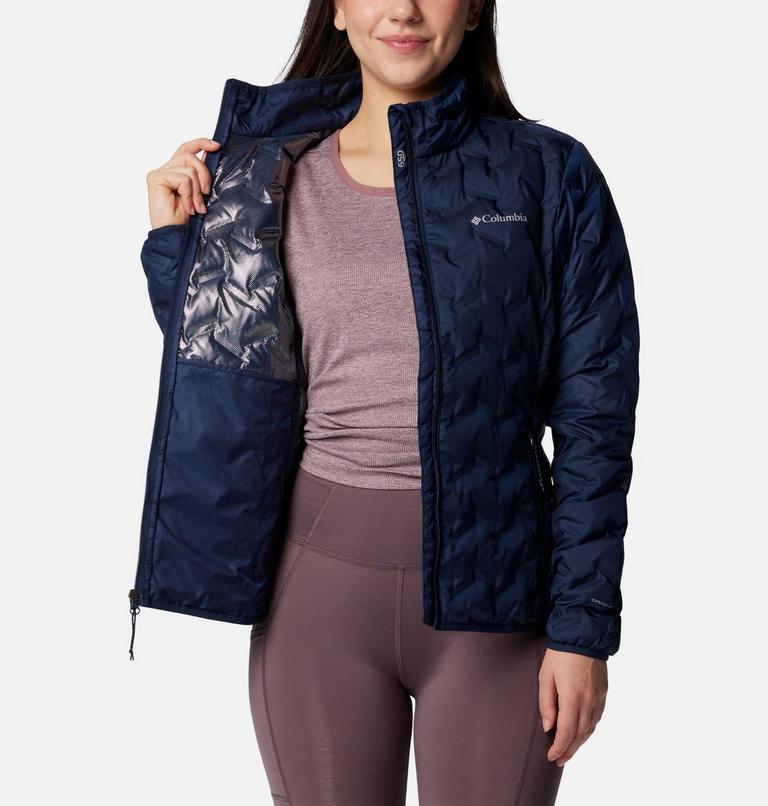 Women's Delta Ridge II Down Jacket, Color: Collegiate Navy, image 5