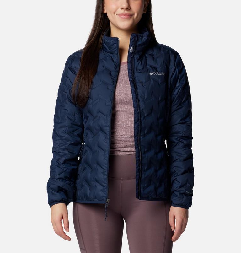 Women's Delta Ridge II Down Jacket, Color: Collegiate Navy, image 6