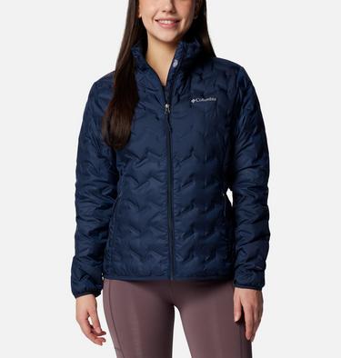 Women's Delta Ridge II Down Jacket, Color: Collegiate Navy, image 5