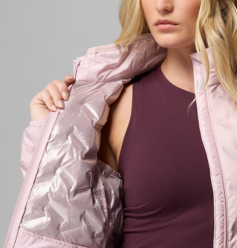 Women's Delta Ridge II Down Jacket, Color: Mineral Pink, image 6