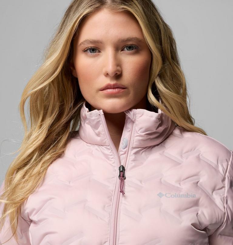 Women's Delta Ridge II Down Jacket, Color: Mineral Pink, image 7