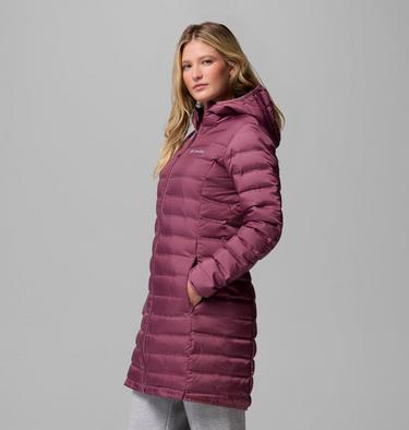 Veste Longue en Duvet &agrave; Capuche Lake 22 II Femme, Color: Antique Mauve, image 4