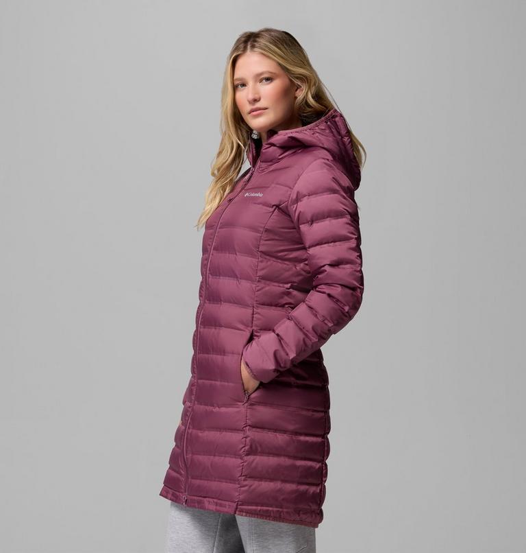 Veste Longue en Duvet &agrave; Capuche Lake 22 II Femme, Color: Antique Mauve, image 4