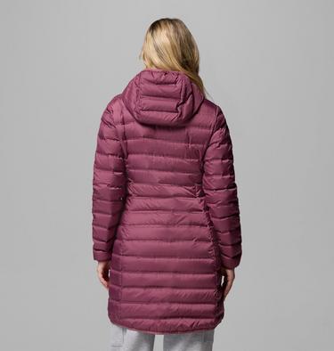 Veste Longue en Duvet &agrave; Capuche Lake 22 II Femme, Color: Antique Mauve, image 3