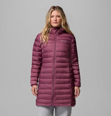Veste Longue en Duvet &agrave; Capuche Lake 22 II Femme, Color: Antique Mauve, image 1